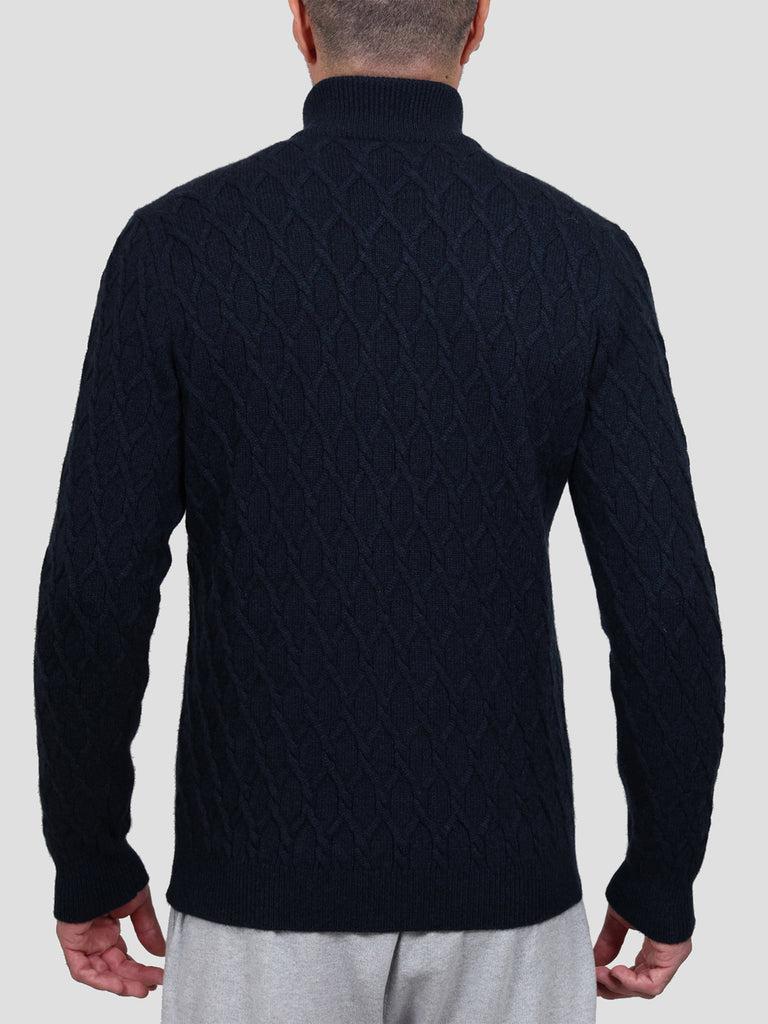 Svevo Giubbotto in Cashmere Blu Economico