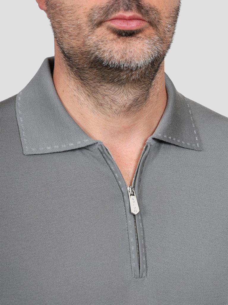 Svevo Maglia Polo Lana Merino Superfine 160's Grigia Nuova