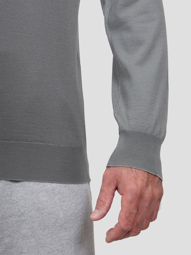 Svevo Maglia Polo Lana Merino Superfine 160's Grigia Nuova