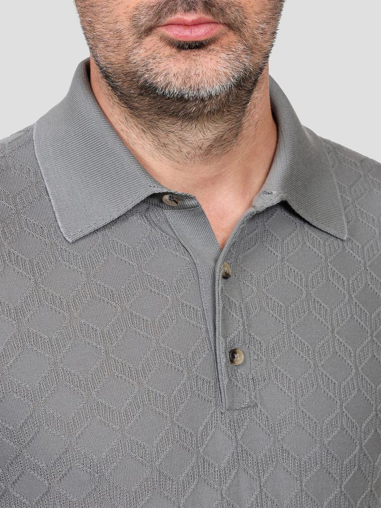 Svevo Maglia Polo Lana Merino Superfine 160's Grigia Moda