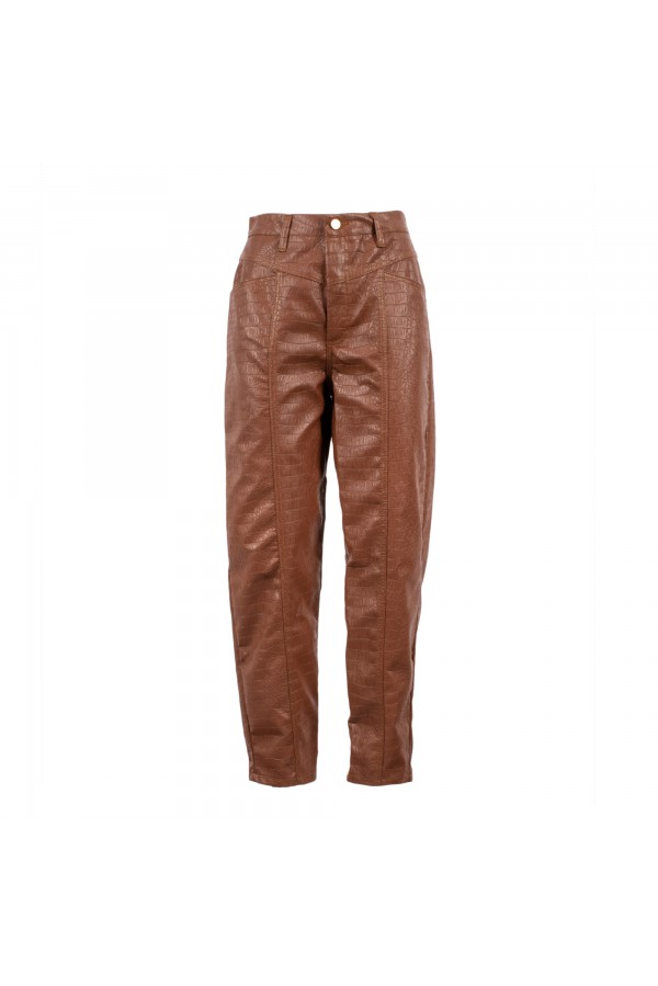U R Ink JAVIERA 244W3Y9 PANTALONI CARAMELLO Sconto