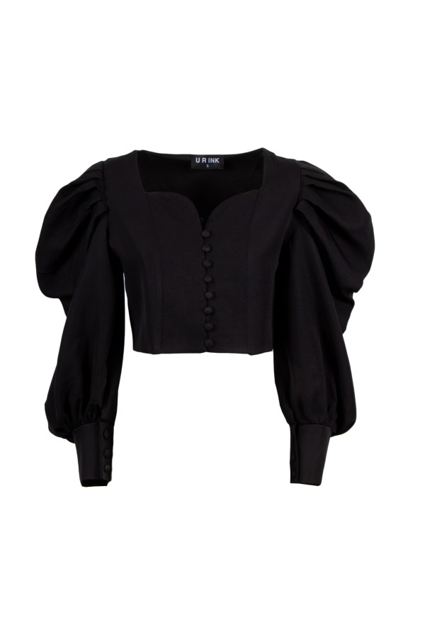 U R Ink MADRUGA 234W4D6 CAMICIE e BLUSE NERO Vendita Calda