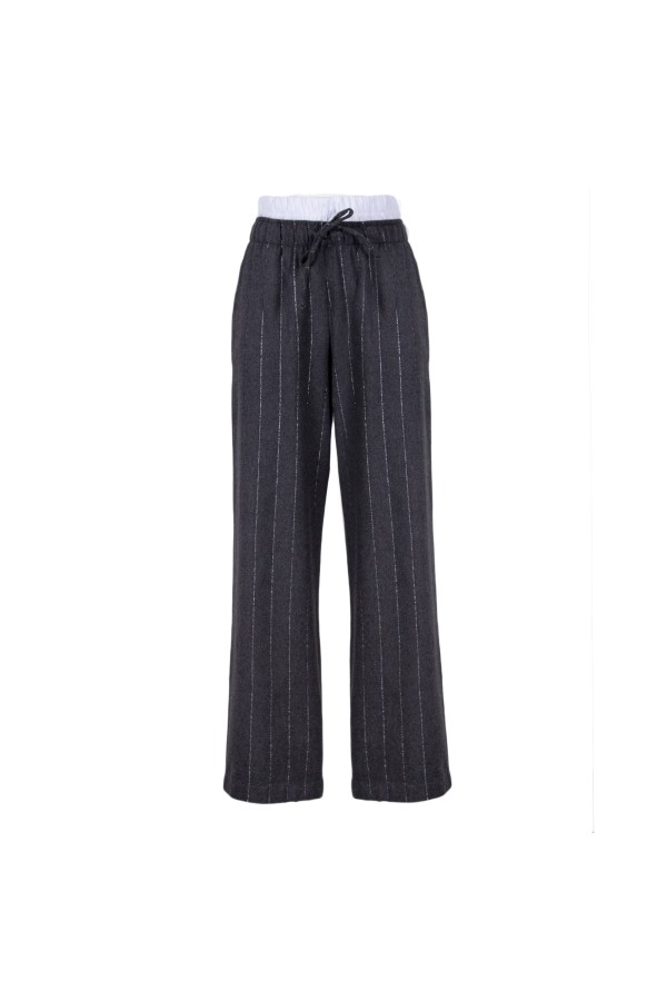 U R Ink MOA 244W42X PANTALONI GRIGIO Vendita Economica