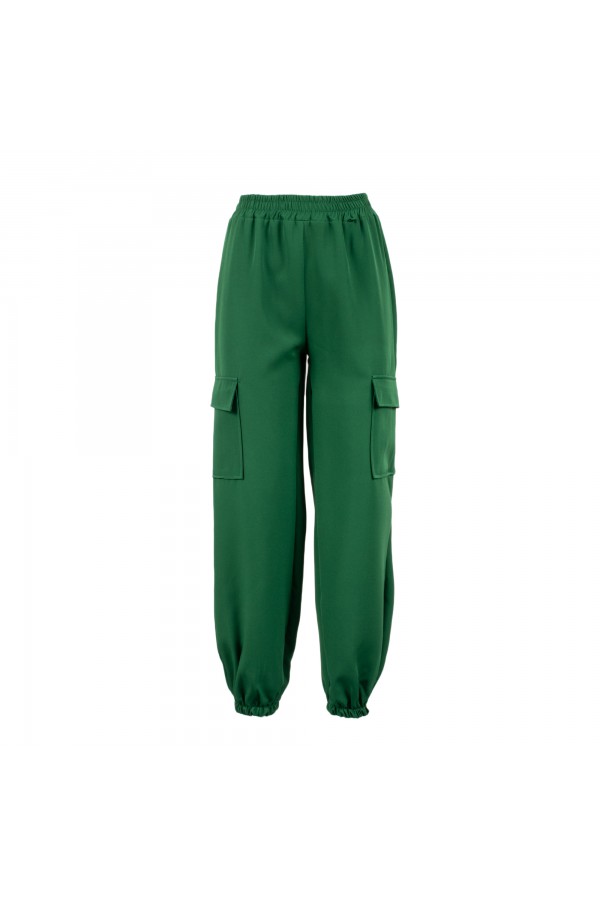 U R Ink NEIVA 244W3F2 PANTALONI VERDE Acquista Ora