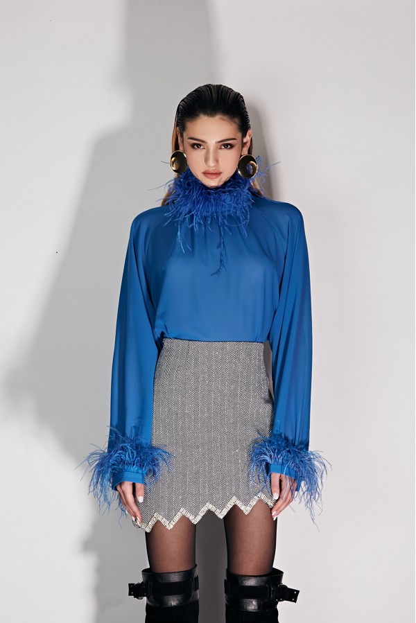 U R Ink LATINA 234W3M0 CAMICIE e BLUSE BLU Sottocosto