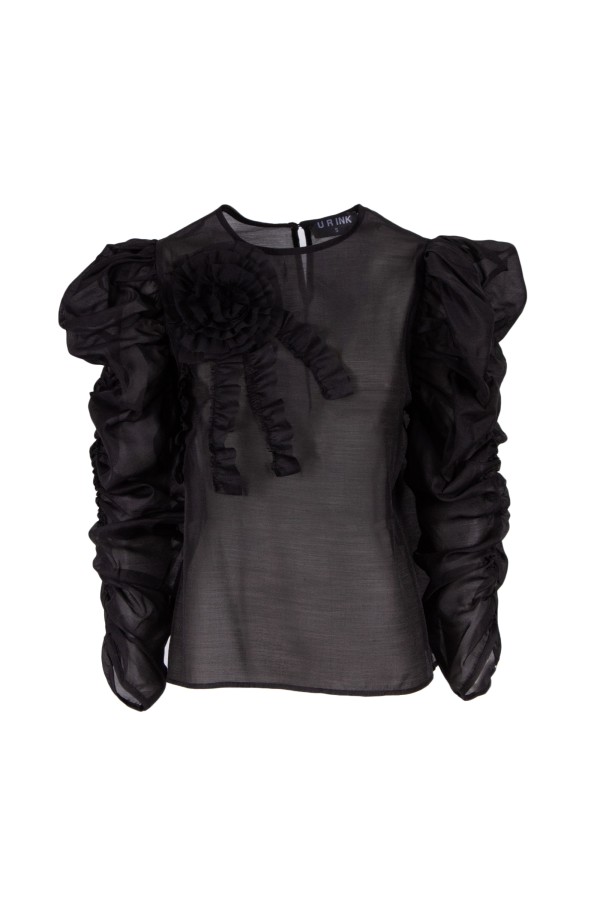 U R Ink LA SAVINA 234W4D6 CAMICIE e BLUSE NERO Hotsell