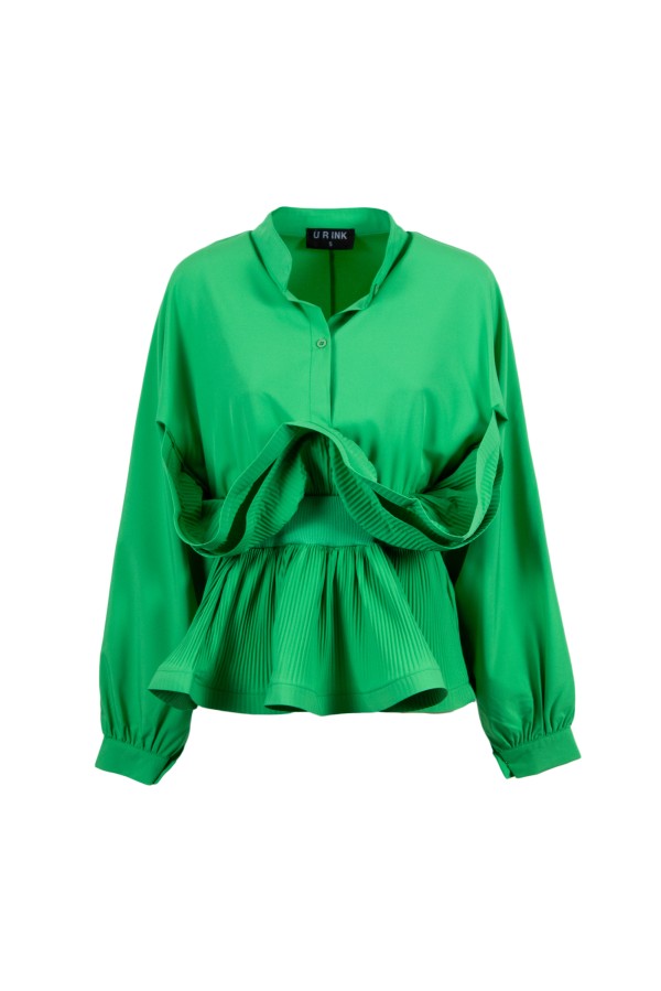U R Ink TOLUCA 234W4F2 CAMICIE e BLUSE VERDE Vendite Flash
