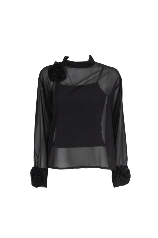 U R Ink LAS HERAS 234W4D6 CAMICIE e BLUSE NERO Promozione
