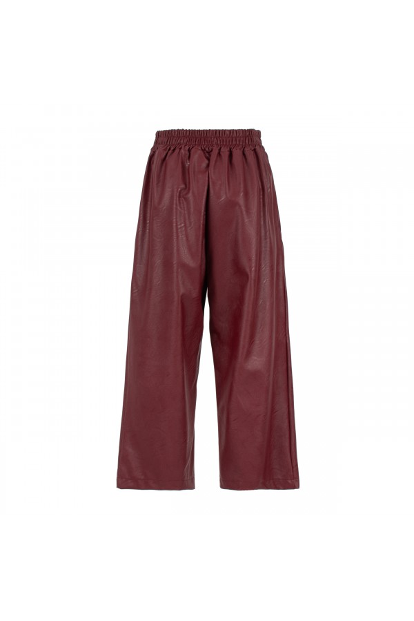 U R Ink PIERA054W1A7 PANTALONI BORDEAUX Consegna Veloce