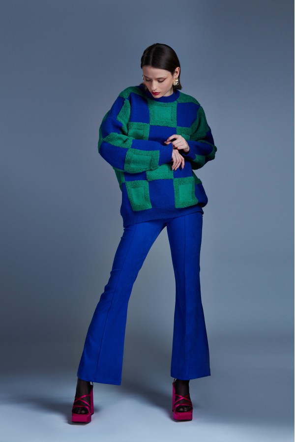 U R Ink PAMPLONA134W2Z7 MAGLIERIA VERDE/BLU Shopping Online