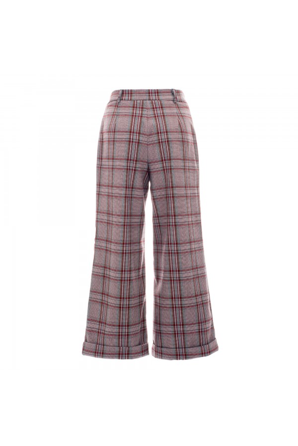 U R Ink PABLA244W2L4 PANTALONI CHECK Affare Del Giorno