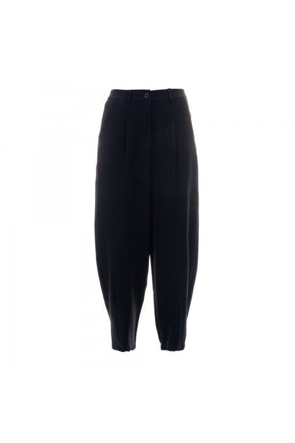 U R Ink OSANE244W2D6 PANTALONI NERO Sottocosto