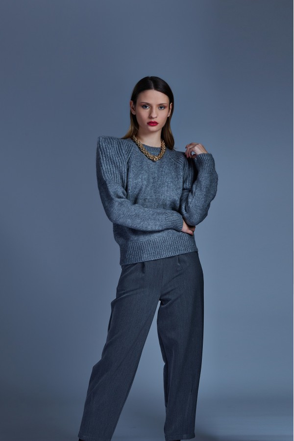U R Ink OSANE244W24A PANTALONI GRIGIO Convenienza