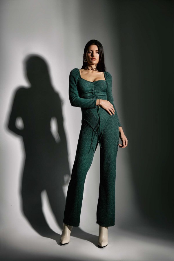 U R Ink RAFFAELLA154W1A8 TOP e BODY GREEN Economico