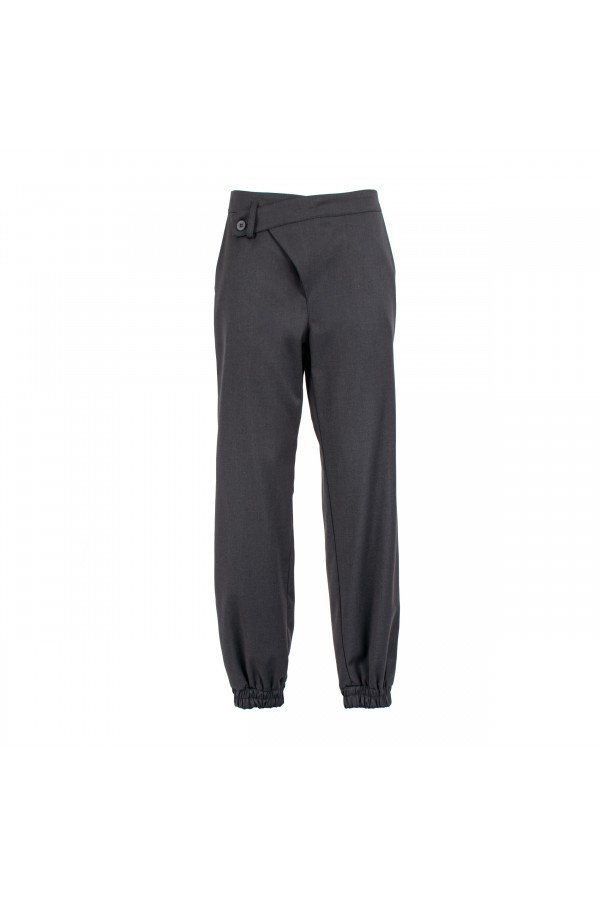 U R Ink OLYMPE 244W34A PANTALONI GRIGIO Promozione Limitata