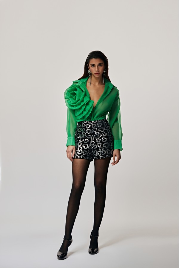 U R Ink EIVISSA 254W4F2 CAMICIE e BLUSE VERDE Convenienza