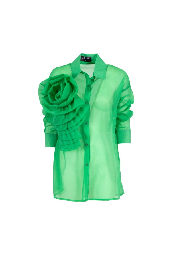 U R Ink EIVISSA 254W4F2 CAMICIE e BLUSE VERDE Convenienza