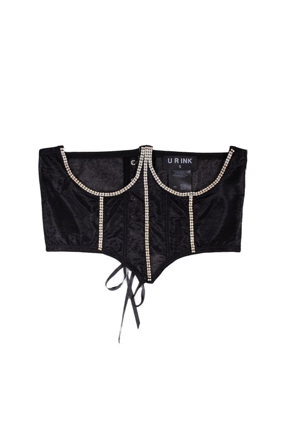 U R Ink JANDIA 754W4D6 TOP e BODY NERO Saldi