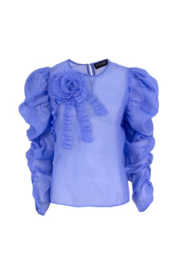 U R Ink LA SAVINA 234W4G0 CAMICIE e BLUSE CELESTE Qualità