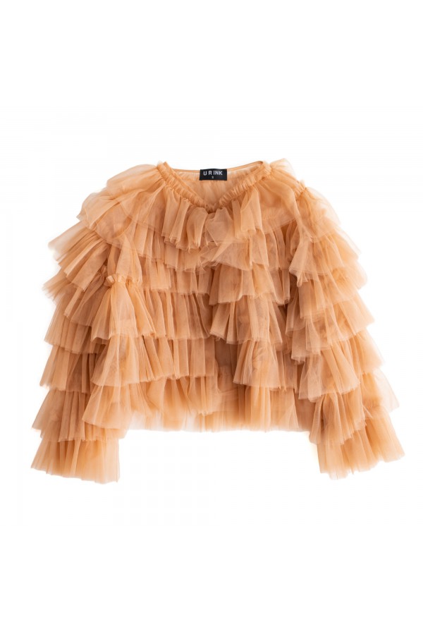 U R Ink POPAJAN234W2B0 CAMICIE e BLUSE BEIGE Prezzo Ridotto