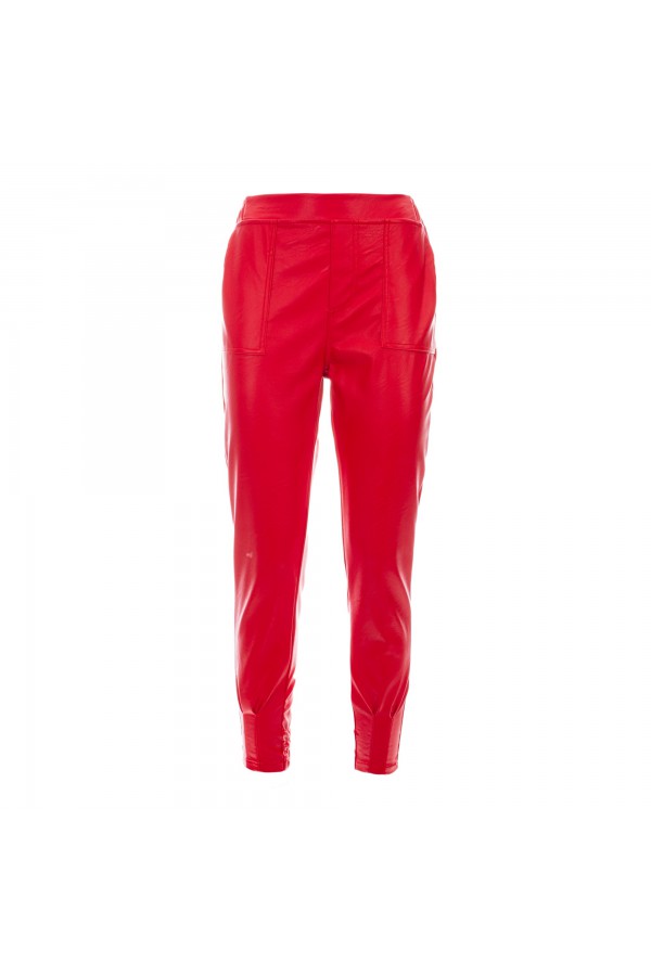 U R Ink ROMA244W2Z4 PANTALONI ROSSO Sottocosto