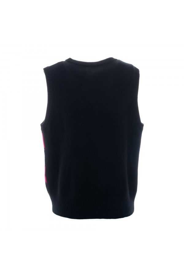 U R Ink MEXICALI484W22A TOP e BODY NERO/MAGENTA Affare Del Giorno