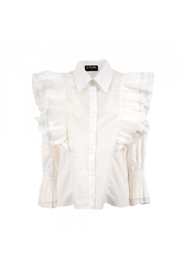 U R Ink LEPE 254W3D7 CAMICIE e BLUSE BIANCO Outlet