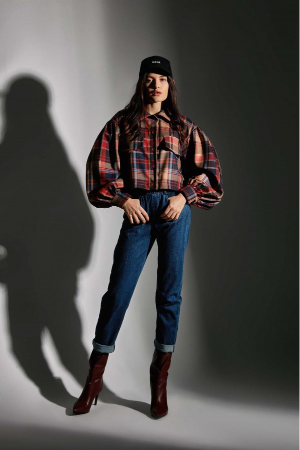 U R Ink MICAELA044W1B7 CAMICIE e BLUSE RED Nuova