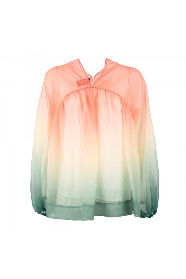 U R Ink SUCRE234S39F CAMICIE e BLUSE ROSA-VERDE Vendita Calda