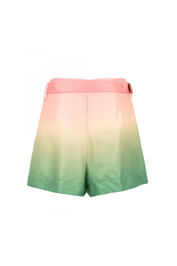 U R Ink SUCRE094S39F SHORTS ROSA-VERDE Vendita Economica