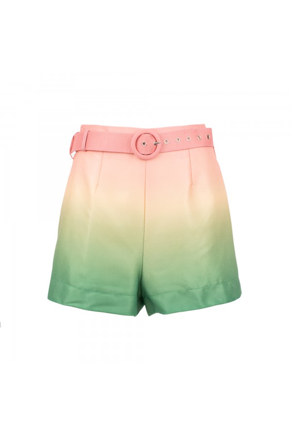 U R Ink SUCRE094S39F SHORTS ROSA-VERDE Vendita Economica
