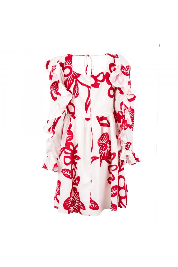 U R Ink JUNIN114S37F ABITI BIANCO/ROSSO Nuovo