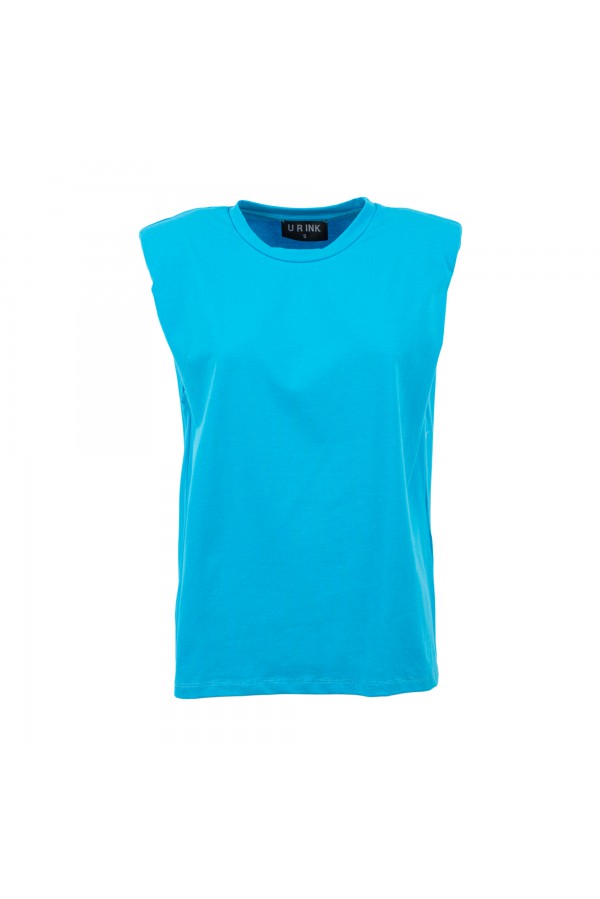 U R Ink GAVÁ004S38C T-SHIRT AZZURRO Vendita