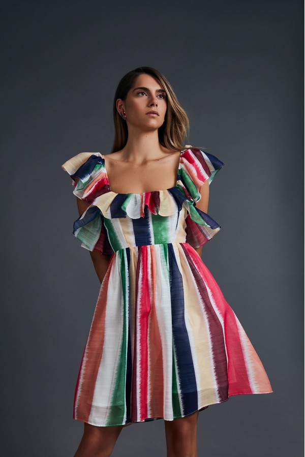 U R Ink TARIJA C 114S3C2 ABITI MULTICOLORE Moda