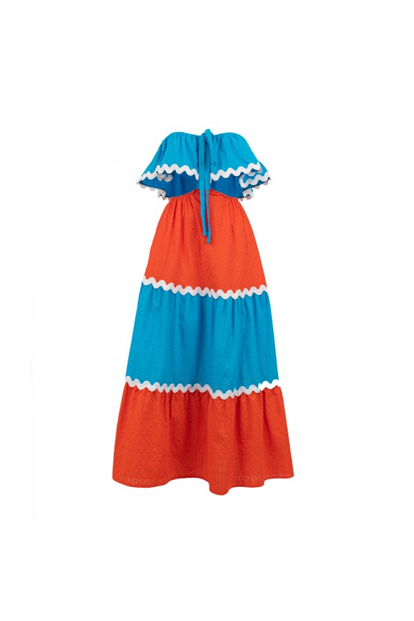 U R Ink SAN MIGUEL 114S38F ABITI AZZURRO/ARANCIO In Linea