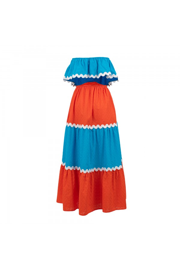 U R Ink SAN MIGUEL 114S38F ABITI AZZURRO/ARANCIO In Linea