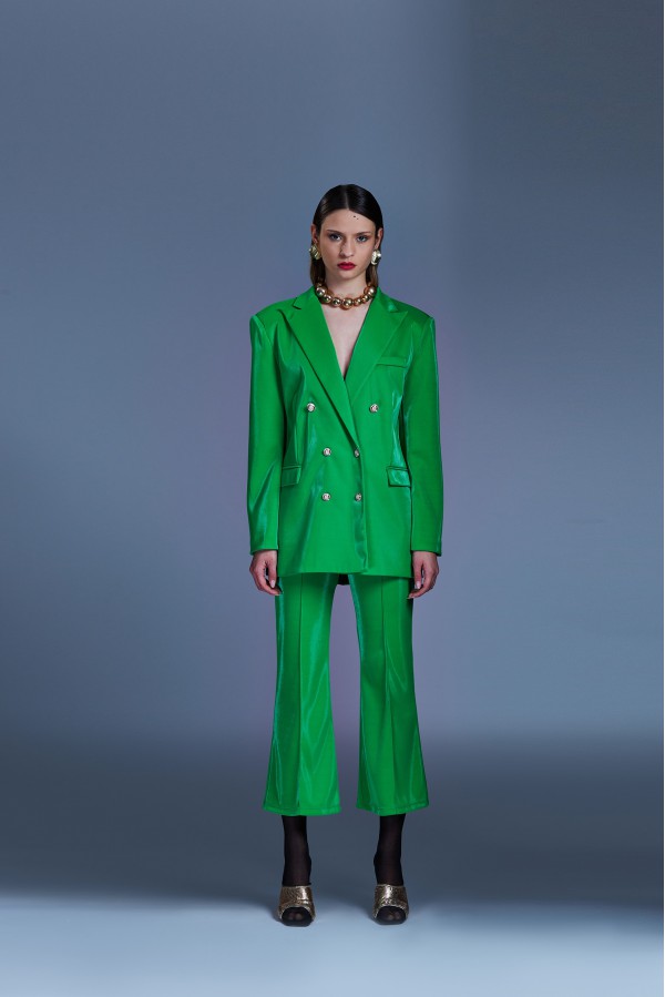 U R Ink SINTRA244W2F2 PANTALONI VERDE Promozione