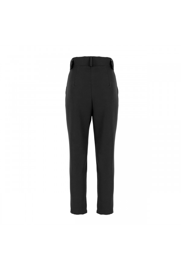 U R Ink RICCARDINA 054W1A4 PANTALONI BLACK Prezzo Ridotto