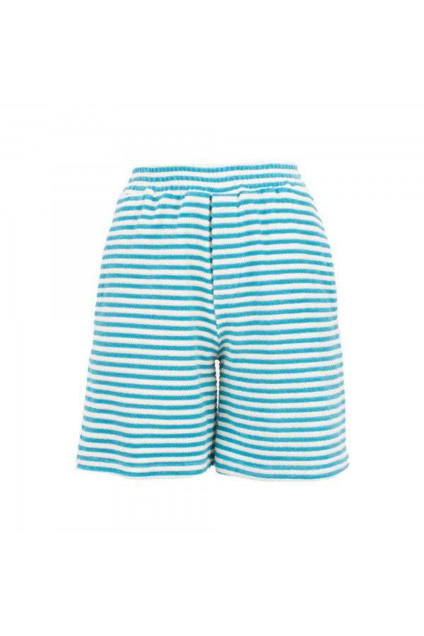 U R Ink LAS TUNAS 094S3V9 SHORTS BIANCO-CELESTE Presa