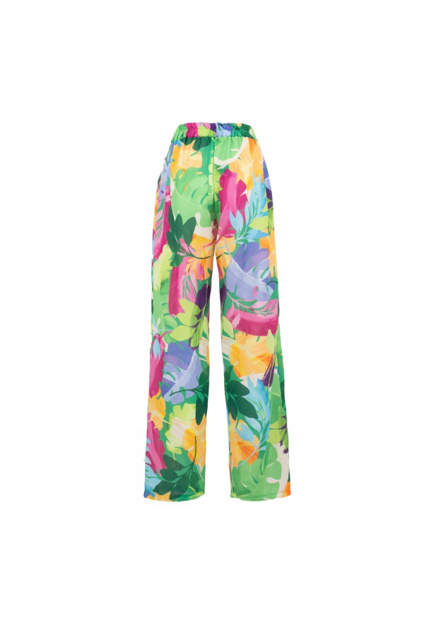 U R Ink AMARANTE244S3C2 PANTALONI MULTICOLORE Sottocosto