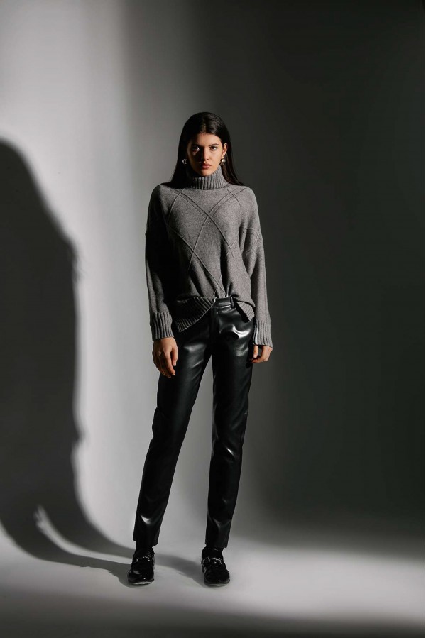 U R Ink CLARA054W1A4 PANTALONI BLACK Vendite Flash