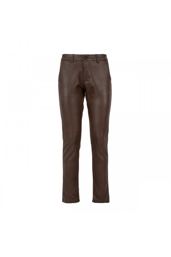 U R Ink CLARA054W1A3 PANTALONI BROWN Negozio