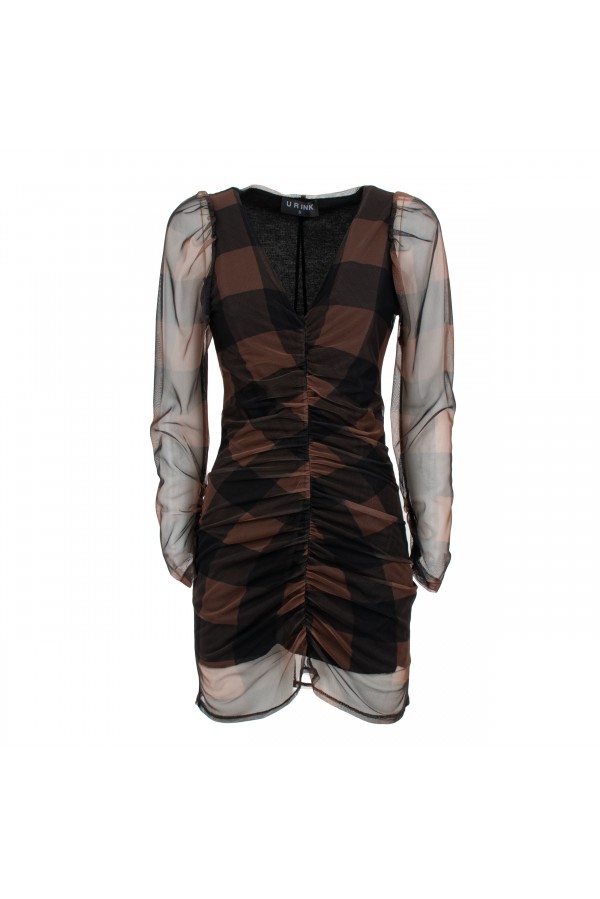U R Ink CINZIA144W1U3 ABITI BLK-TOBACCO In Saldo