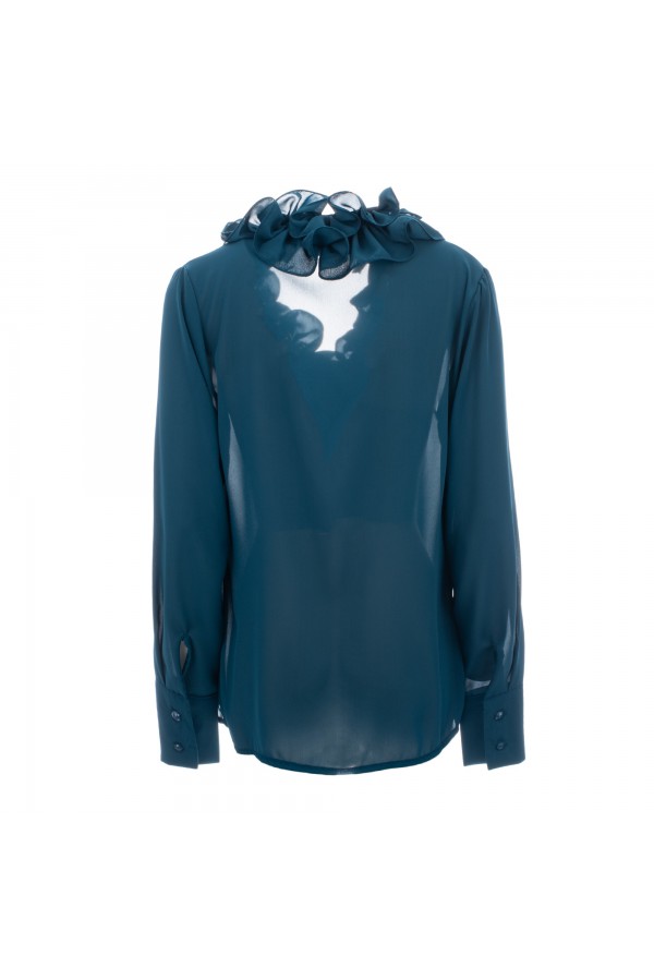 U R Ink BRAGA254W2M0 CAMICIE e BLUSE BLU In Linea