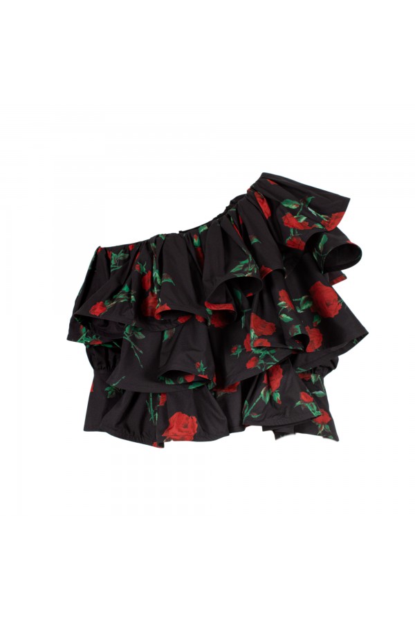 U R Ink VISEU 234S4J0 CAMICIE e BLUSE NERO-ROSSO Promozione Limitata