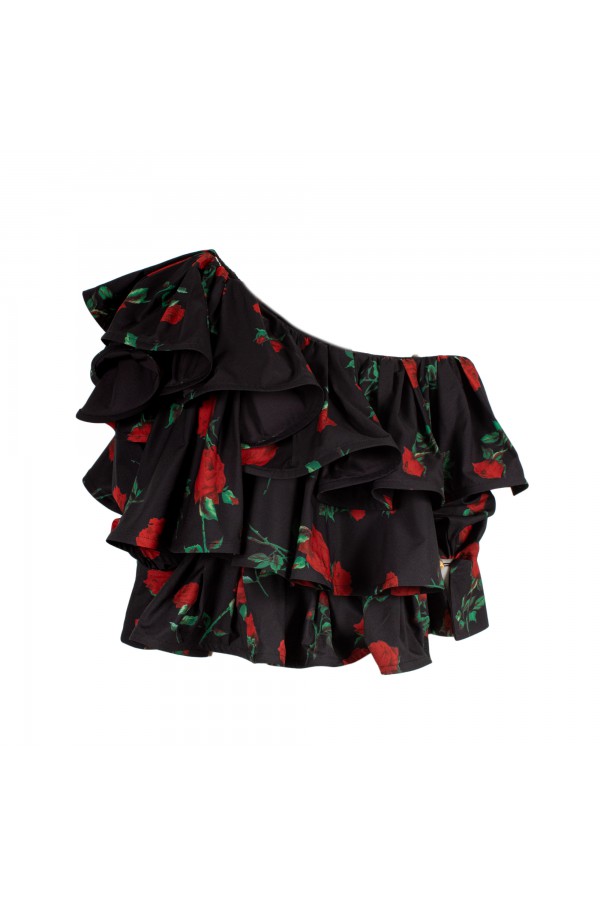 U R Ink VISEU 234S4J0 CAMICIE e BLUSE NERO-ROSSO Promozione Limitata