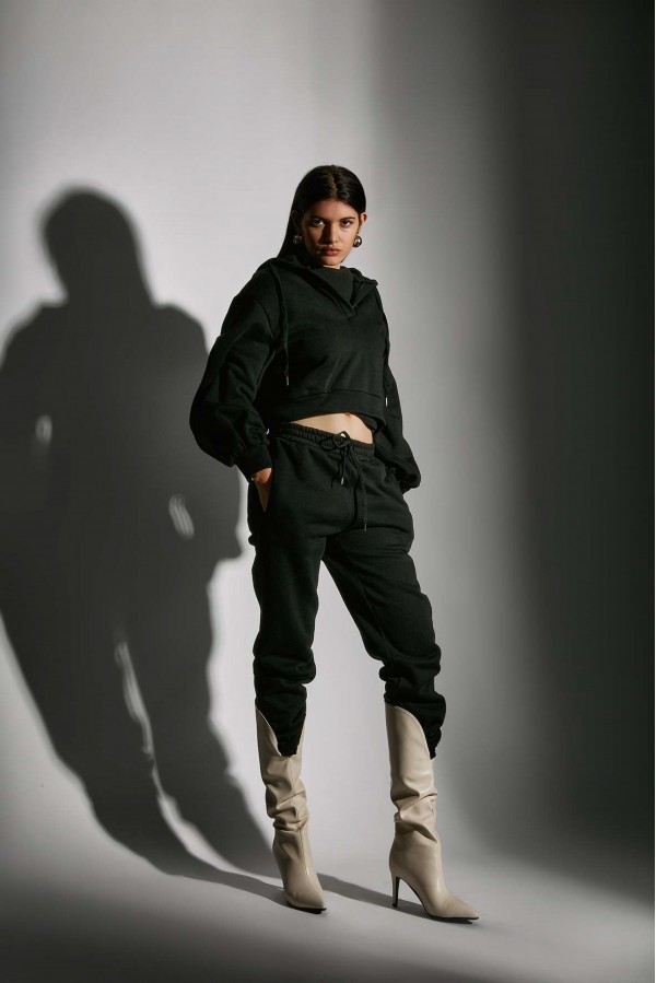 U R Ink DELFINA054W1A4 PANTALONI BLACK Shopping Online