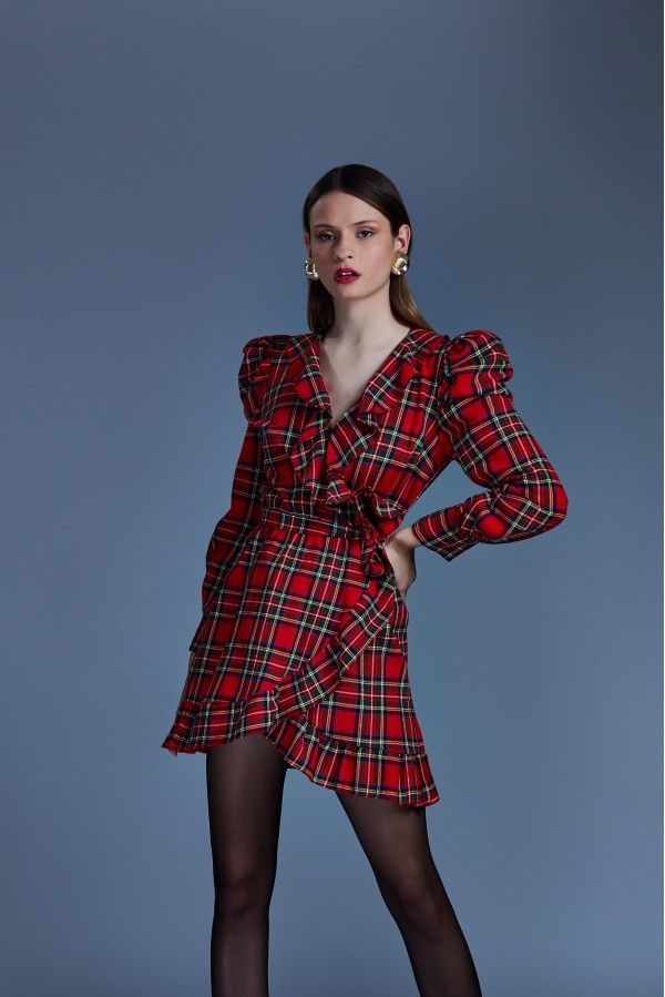 U R Ink ALMONTE114W2Z5 ABITI TARTAN Nuova