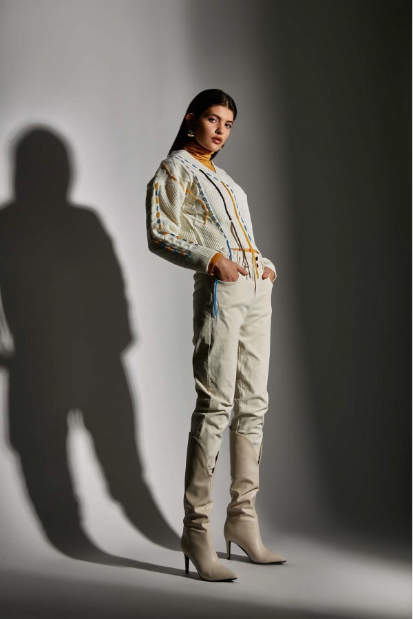 U R Ink ALBERTA054W1I1 PANTALONI BUTTER Italia