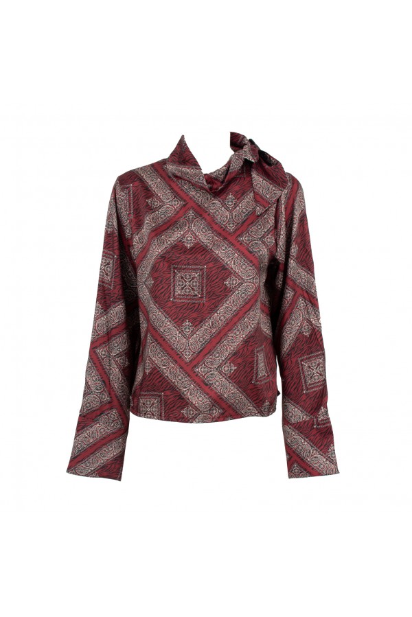 U R Ink BICE194W1A7 CAMICIE e BLUSE BORDEAUX Nuovo